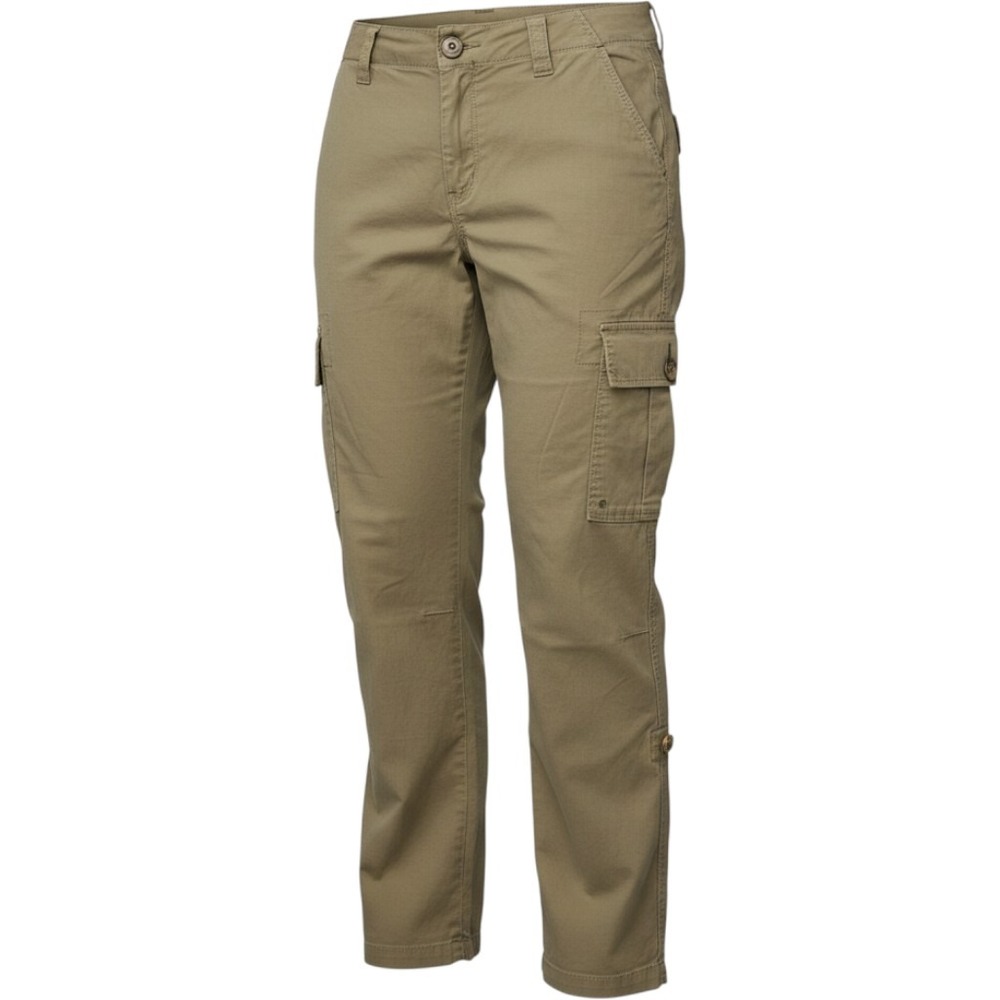 Olive Green Ripstop Cargo Pants Roll Tab Hem Style 885 Size 8